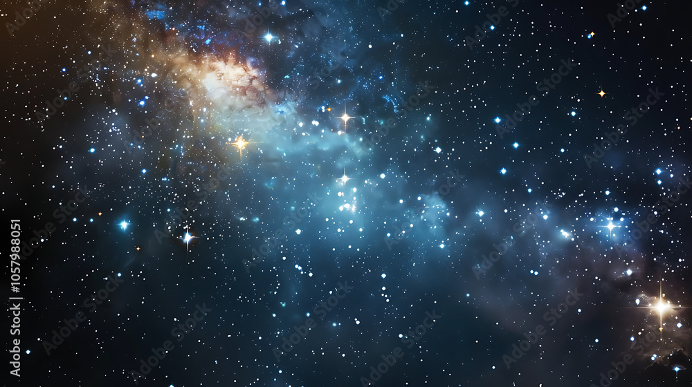 a breathtaking view of outer space, showcasing a vast expanse of stars scattered against a deep black backdrop a breathtaking view of outer space, showcasing a vast expanse of stars scattered against a deep black backdrop