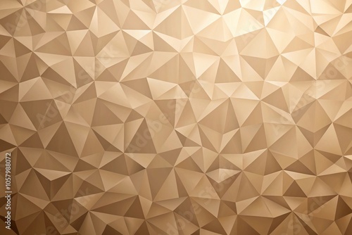 Minimalist abstract background, triangular patterns, light brown colors, low poly wallpaper