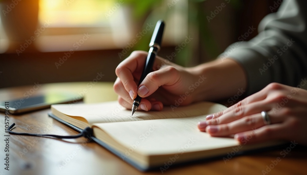 Close-Up of Hand Writing Notes in Open Notebook
Close-Up of Hand Writing Notes in Open Notebook