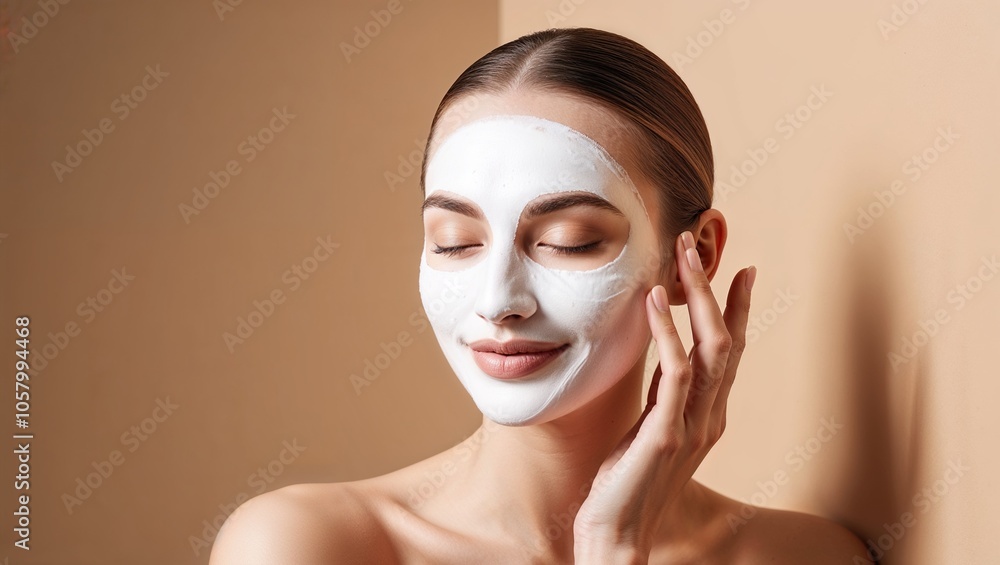 portrait of a person with a mask portrait of a person with a mask