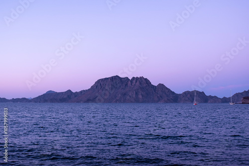 Sea of Cortes Sunset Baja California Mexico photo