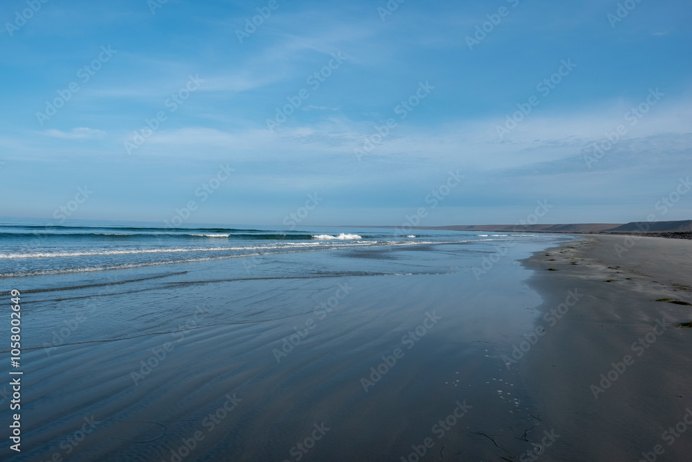 Pacific Coast in Baja California Mexico