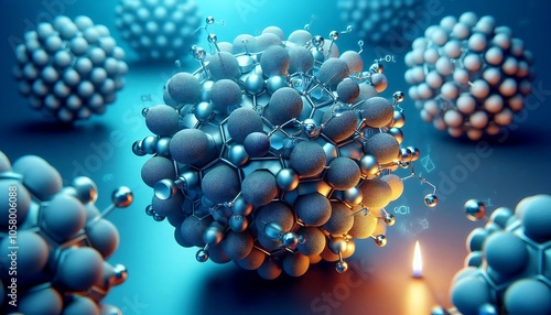 Nanocatalysts in Fuel Production,generative ai photo