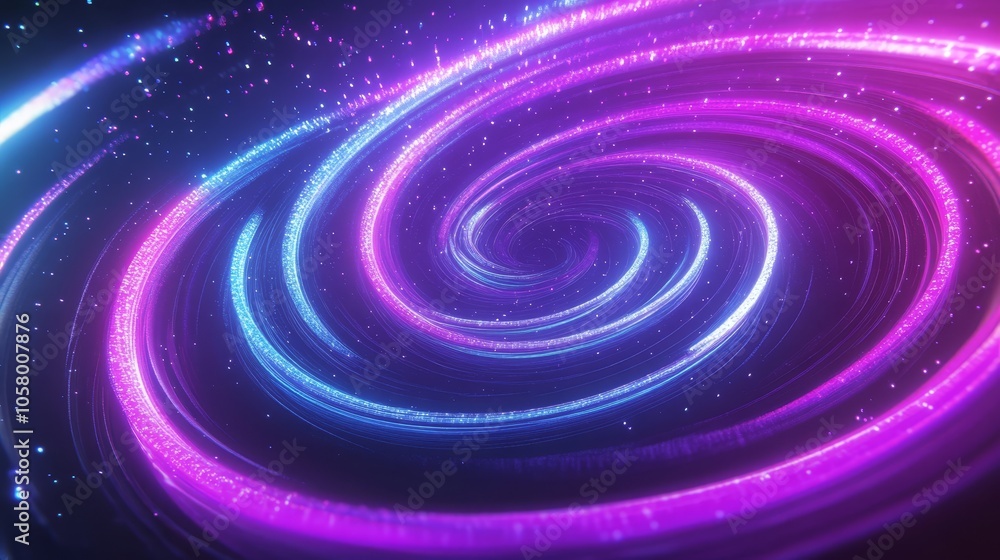 Abstract Galaxy Swirl with Vibrant Colors Abstract Galaxy Swirl with Vibrant Colors