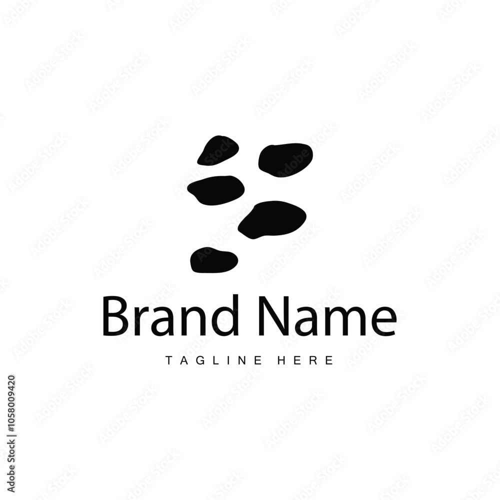 Stone Vector Logo, Stone Design Balance Milestone Vector Templet Symbol Illustration Stone Vector Logo, Stone Design Balance Milestone Vector Templet Symbol Illustration
