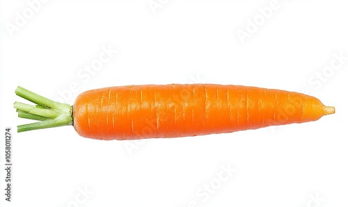 Carrot shown against transparent background