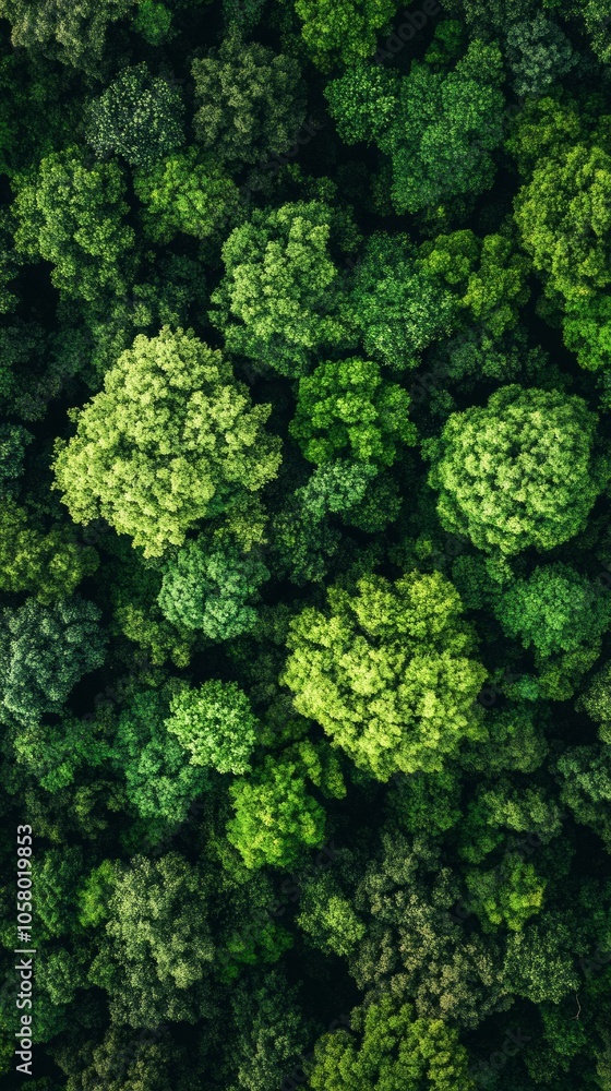 Aerial top view green forest and green trees in rural Altai, Drone photo stayle Aerial top view green forest and green trees in rural Altai, Drone photo stayle