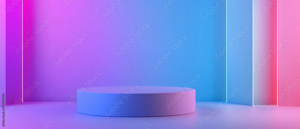 Minimalist Product Display with Neon Lights and Gradient Background, Minimalist Product Display with Neon Lights and Gradient Backgro Minimalist Product Display with Neon Lights and Gradient Background, Minimalist Product Display with Neon Lights and Gradient Backgro