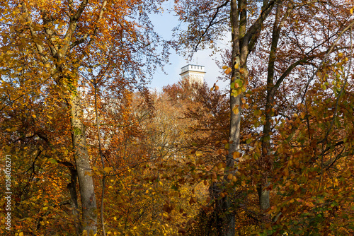 Obraz na płótnie Colorful autumn Landscape in Bohemian Paradise, Czech Republic w salonie