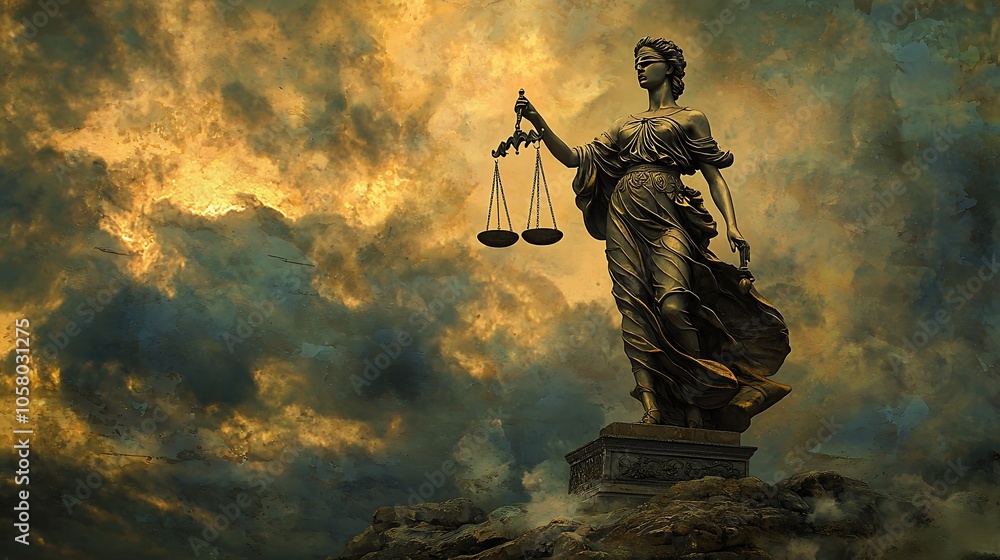 Fototapeta premium The Statue of Justice