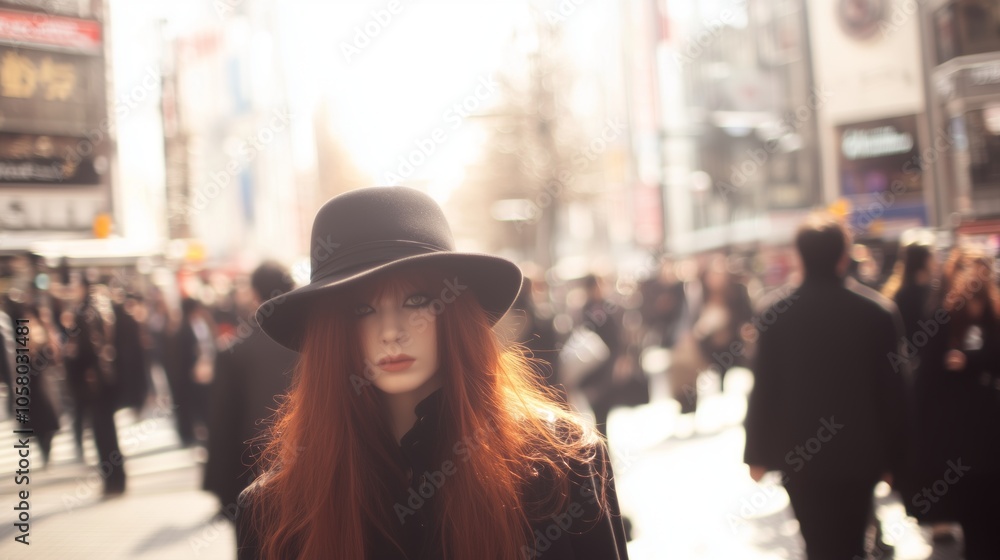 Lost in the Crowd: A Glimpse of Tokyo's Elegance Lost in the Crowd: A Glimpse of Tokyo's Elegance