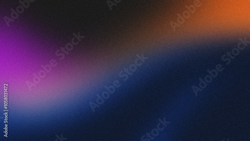 Abstract black, blue, orange and pink backgrounds with smooth gradations and rough textures