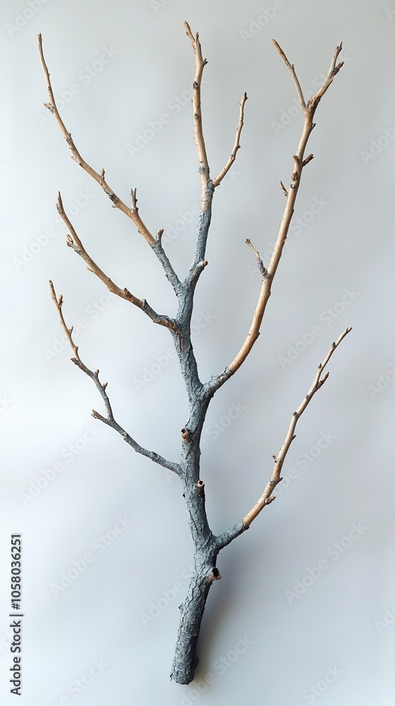 isolated dry tree branch against a pristine white background capturing the stark beauty and simplicity of natures elements in a minimalist composition isolated dry tree branch against a pristine white background capturing the stark beauty and simplicity of natures elements in a minimalist composition