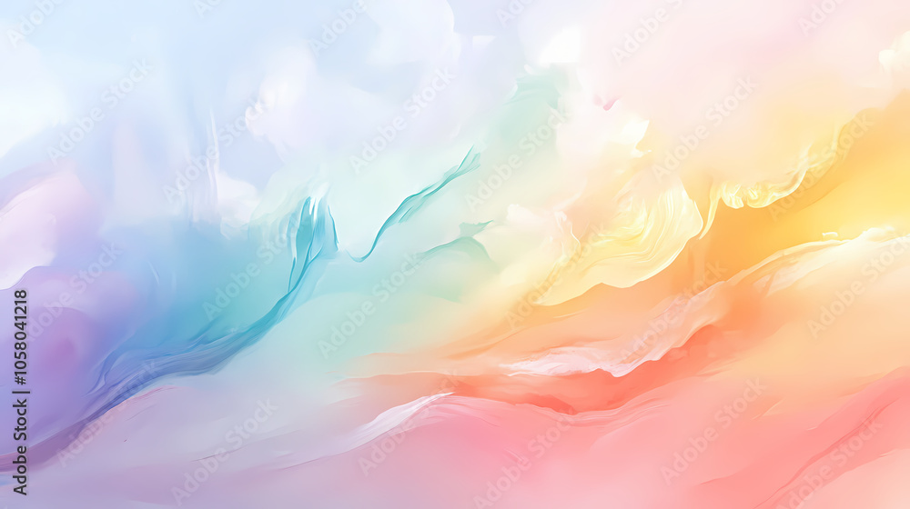 Soft gradient of pastel hues blending seamlessly into each other, creating a peaceful and airy feel. Pastel Gradient. Illustration Soft gradient of pastel hues blending seamlessly into each other, creating a peaceful and airy feel. Pastel Gradient. Illustration