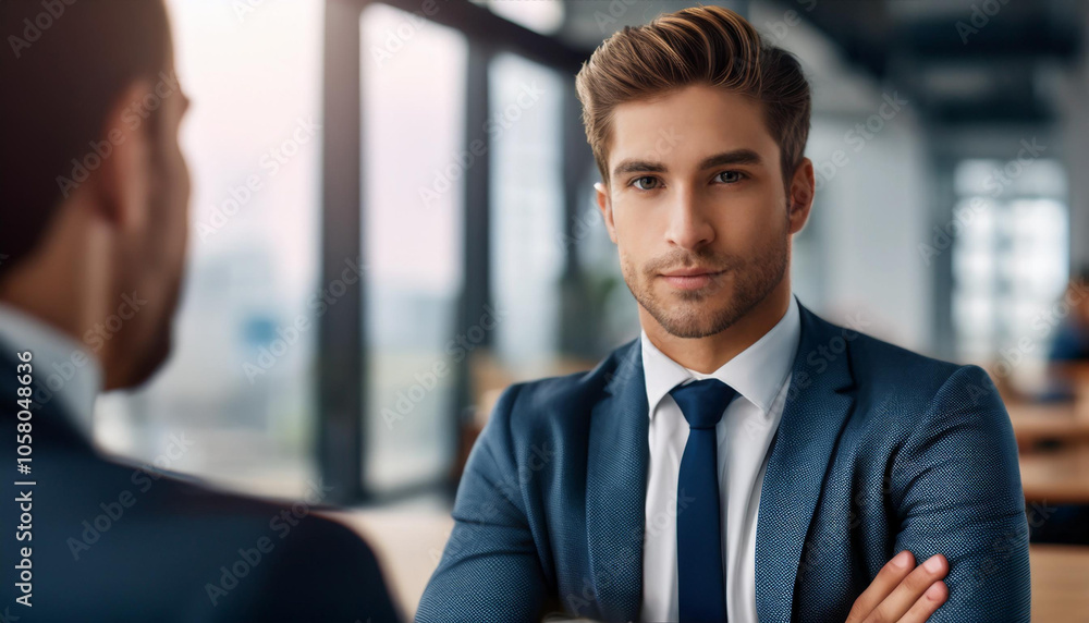 Junger Mann im Büro