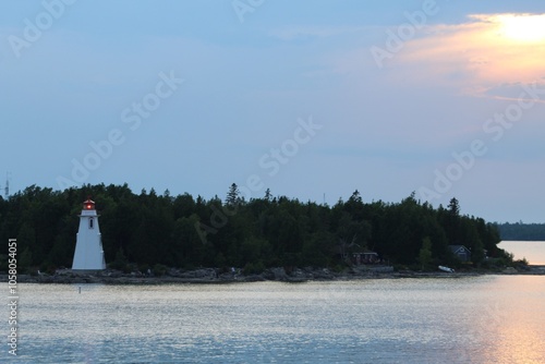 sailing in the sea