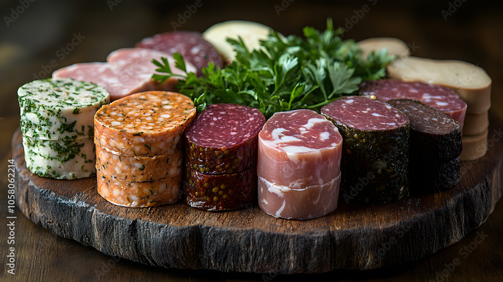 An assortment of mock meats made from soy protein