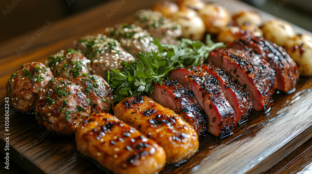 An assortment of mock meats made from soy protein