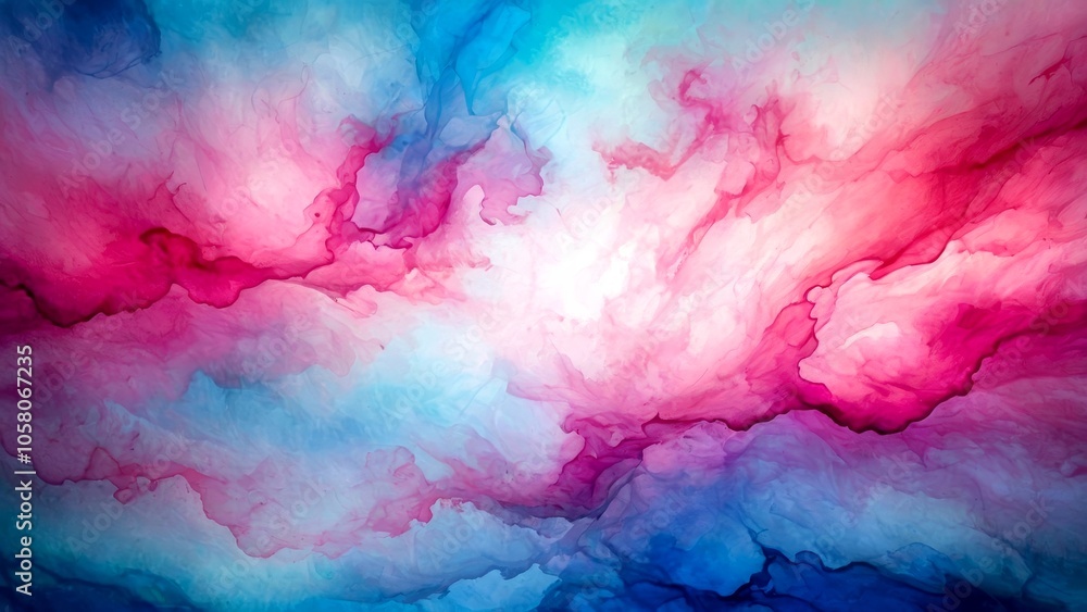Abstract Watercolor Background - Aerial Photography of Pink and Blue Colorful Wallpaper for Creative Designs and Artistic Projects Abstract Watercolor Background - Aerial Photography of Pink and Blue Colorful Wallpaper for Creative Designs and Artistic Projects