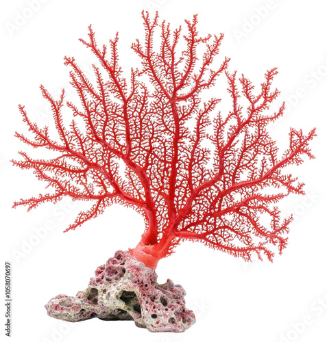Fototapeta Naklejka Na Ścianę i Meble -  PNG Real Gorgonian coral ocean reef sea.