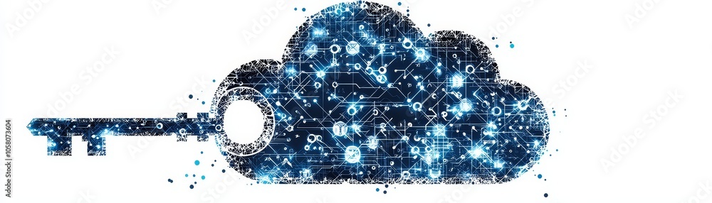 Algorithmically Shaped Cloud A Papercut Style Illustration Representing Digital Connectivity and Innovation Algorithmically Shaped Cloud A Papercut Style Illustration Representing Digital Connectivity and Innovation