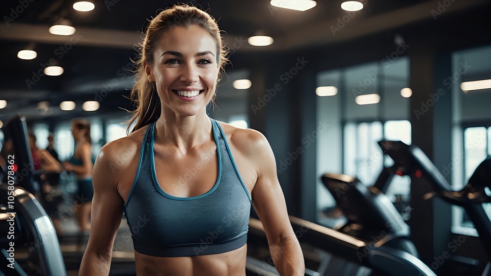 Fototapeta premium person in gym