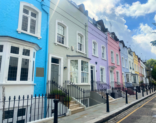 Photography Colourful Houses, London