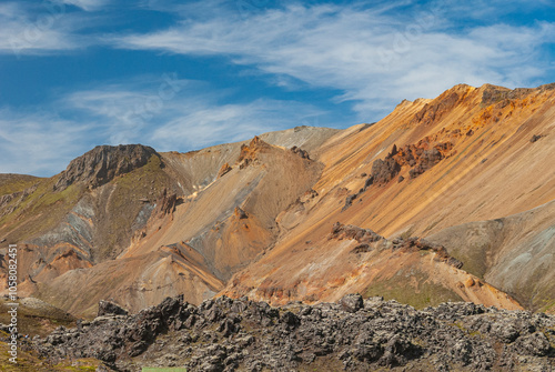 Landmannalaugar, mountain in highland in Iceland