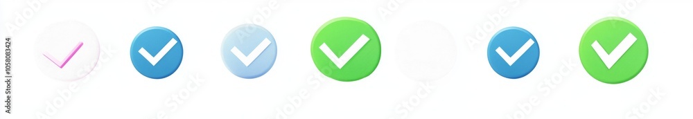 Checkmark icon set featuring simple, clean designs on a white background, perfect for web design and graphic arts with high-resolution clarity and minimalistic style. Checkmark icon set featuring simple, clean designs on a white background, perfect for web design and graphic arts with high-resolution clarity and minimalistic style.
