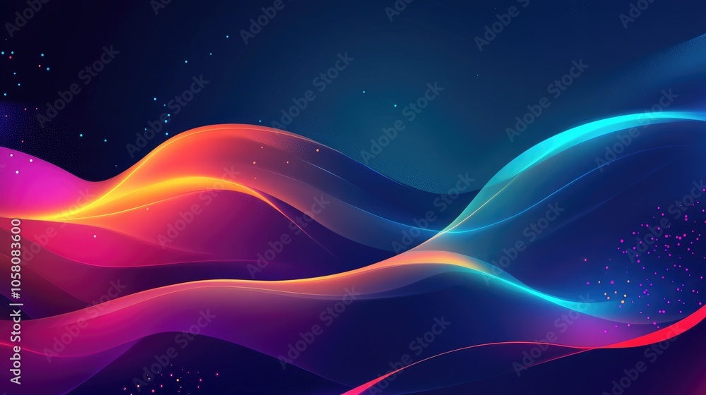 Futuristic digital background with smooth lines, bright lights, and tech-inspired patterns, representing innovation Futuristic digital background with smooth lines, bright lights, and tech-inspired patterns, representing innovation