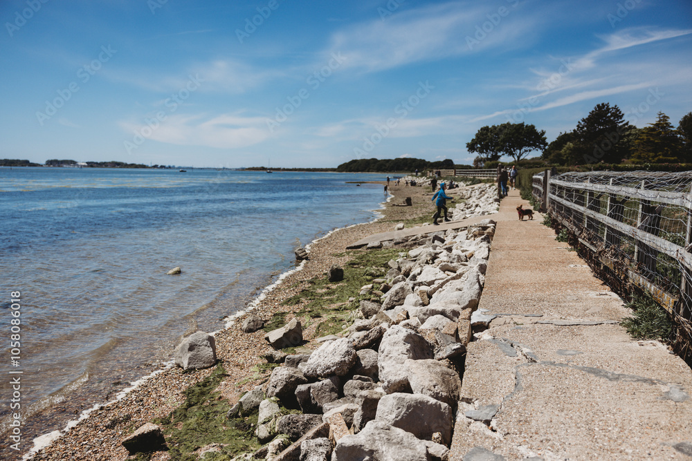 Fototapeta premium Emsworth coastline Hampshire