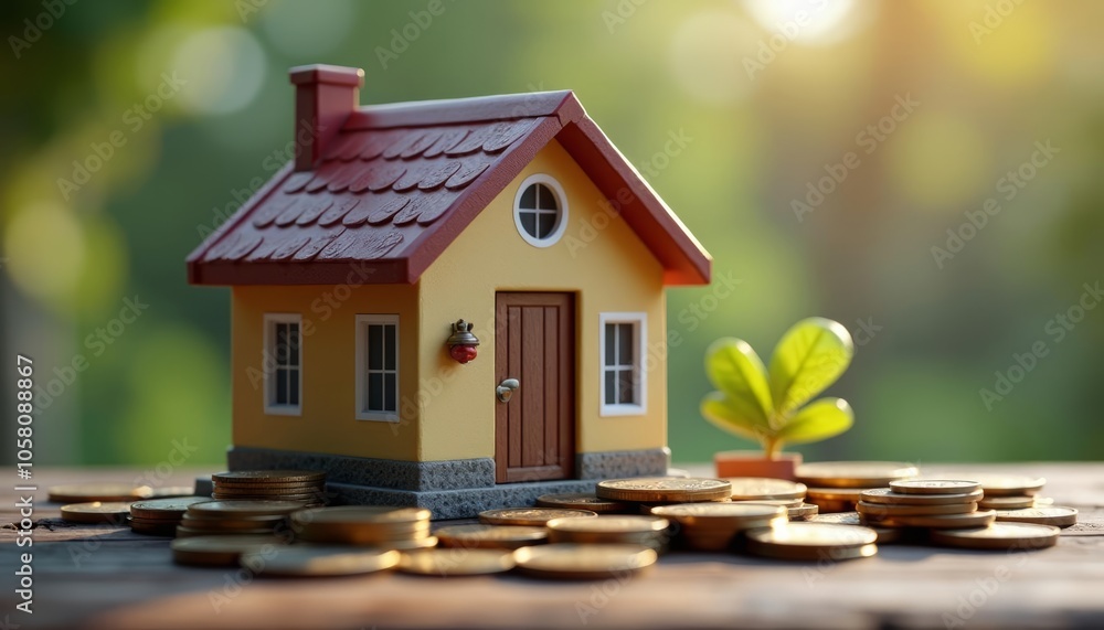 custom made wallpaper toronto digital A miniature home a small fortune and a single sprout of hope