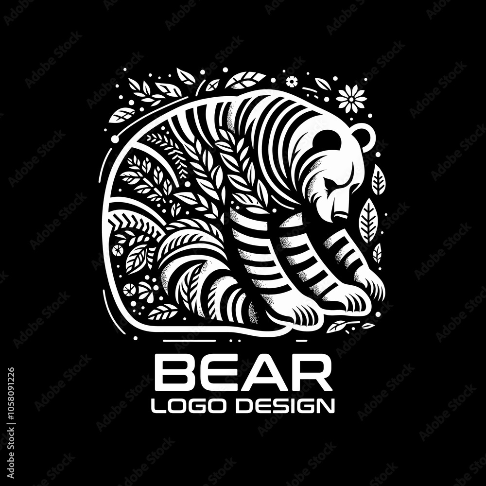 Bear Vector Logo Design Bear Vector Logo Design