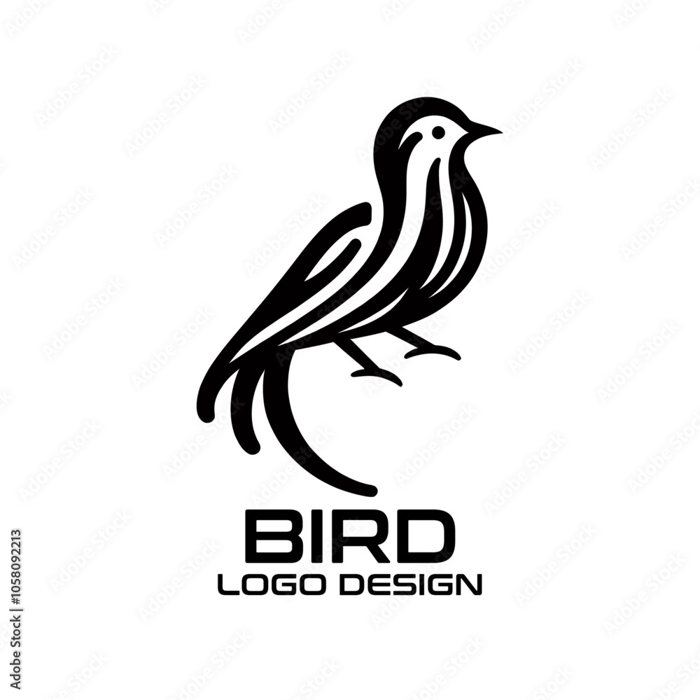 Fototapeta premium Bird Vector Logo Design