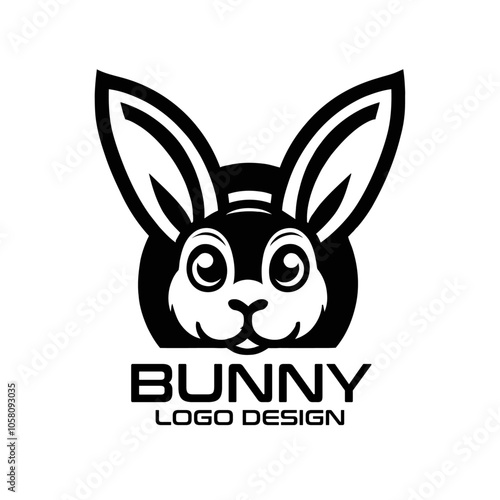 Bunny Vector Logo Design photo