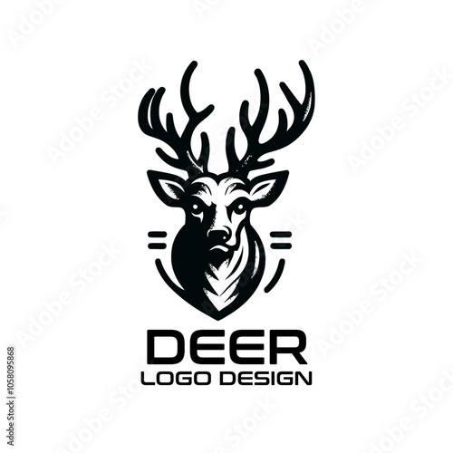 Deer Vector Logo Design