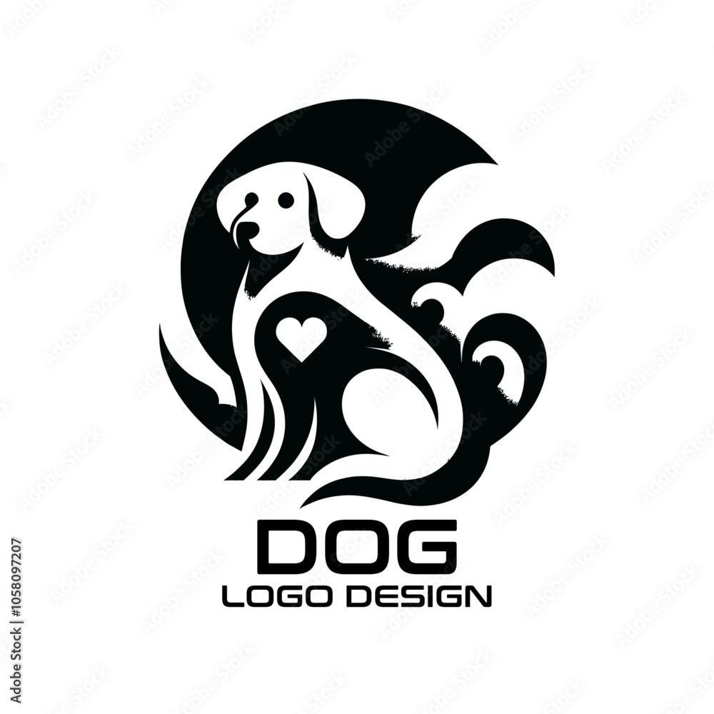Dog Vector Logo Design Dog Vector Logo Design