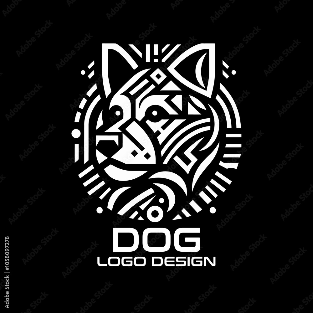 Dog Vector Logo Design Dog Vector Logo Design