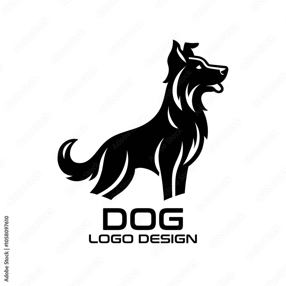 Fototapeta premium Dog Vector Logo Design 