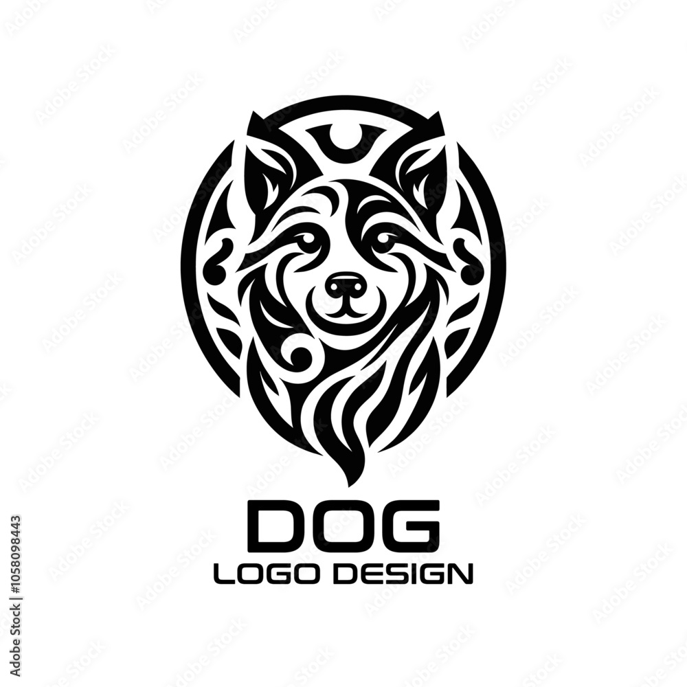Dog Vector Logo Design Dog Vector Logo Design
