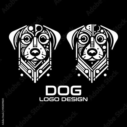 Dog Vector Logo Design  photo