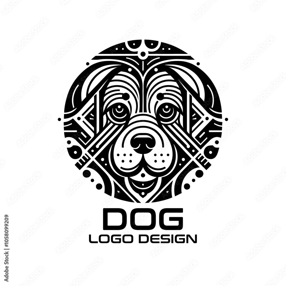 Dog Vector Logo Design Dog Vector Logo Design