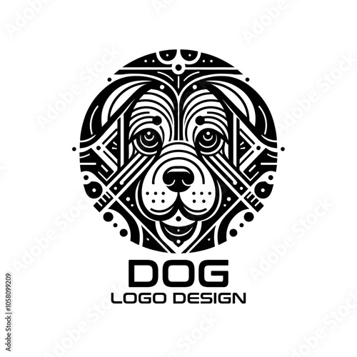 Dog Vector Logo Design 