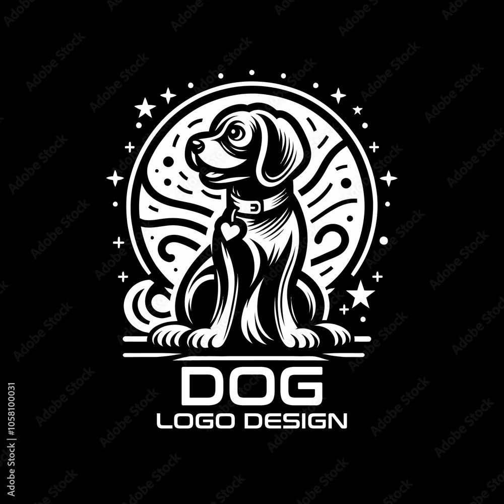 Dog Vector Logo Design Dog Vector Logo Design