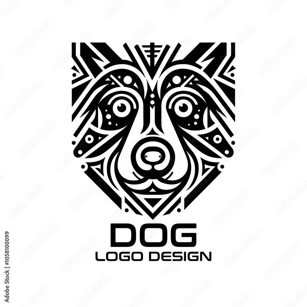 Dog Vector Logo Design Dog Vector Logo Design