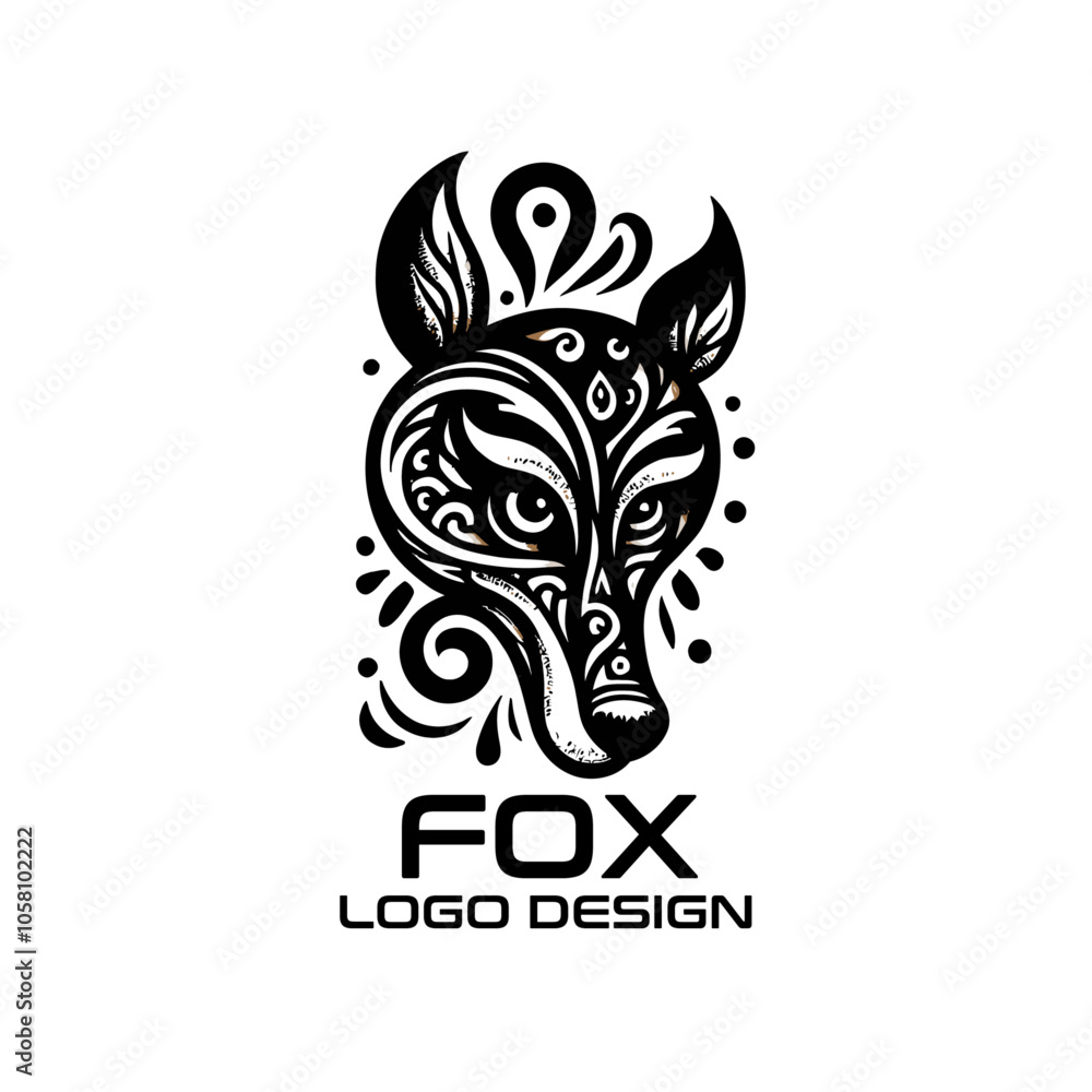 Fox Vector Logo Design Fox Vector Logo Design
