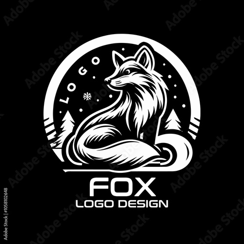 Fox Vector Logo Design photo