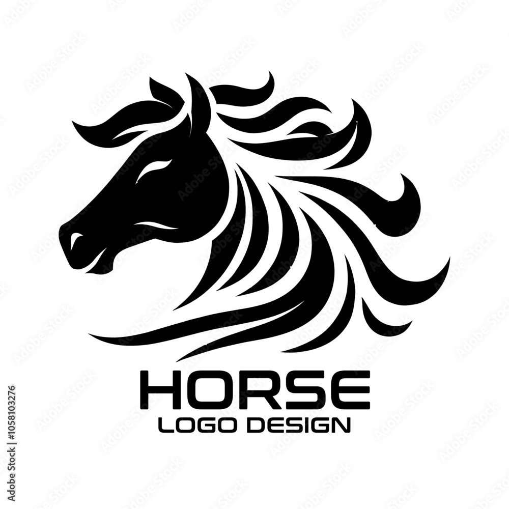 Horse Vector Logo Design Horse Vector Logo Design