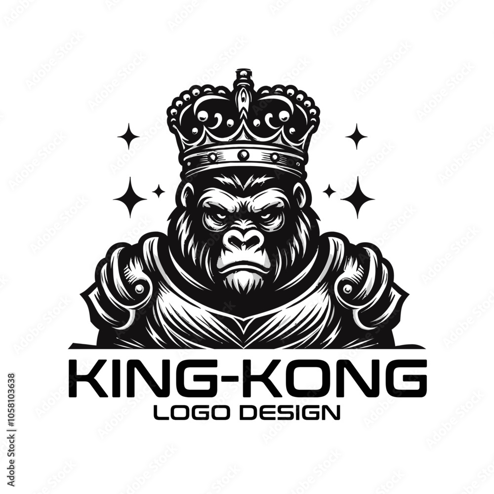 Fototapeta premium King-Kong Vector Logo Design