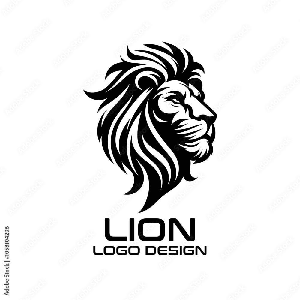 Fototapeta premium Lion Vector Logo Design